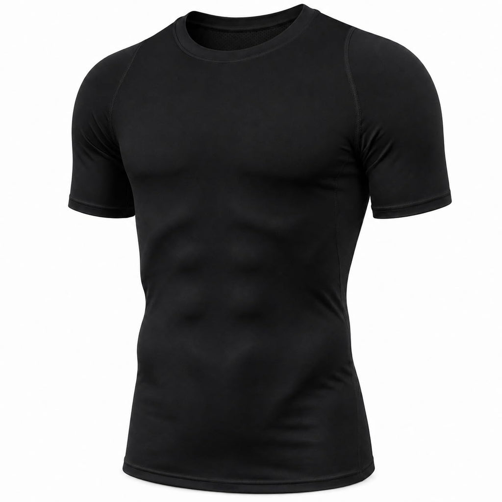 T-Shirt Compression Homme – Musculation, Running & Fitness