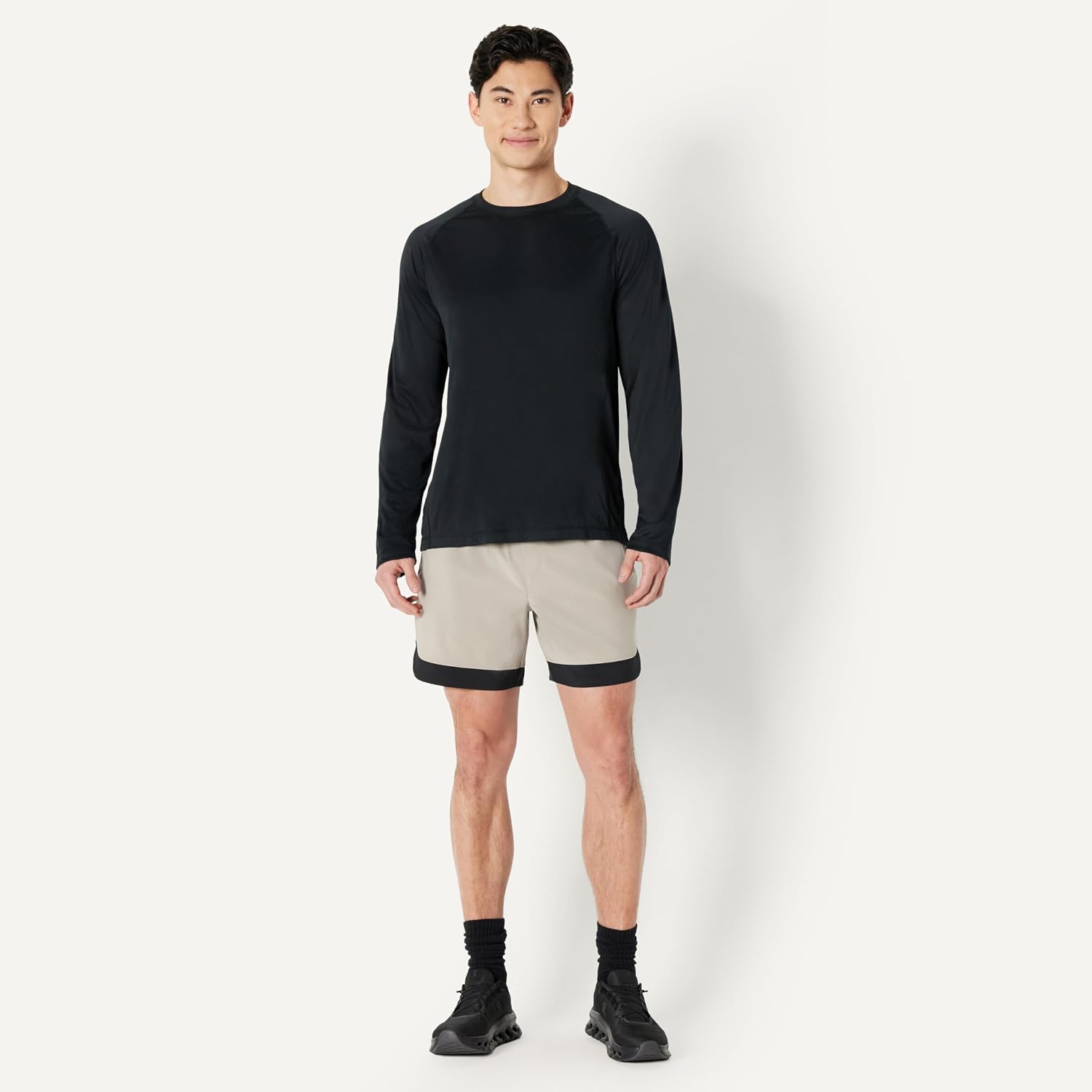 Amazon Essentials Men's Long-Sleeve Quick-Dry UPF 50 Swim Tee