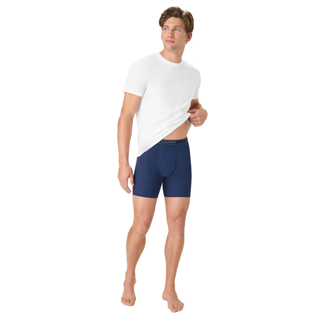 Lot Boxers Homme Hanes – Coton 100% Doux & Respirant