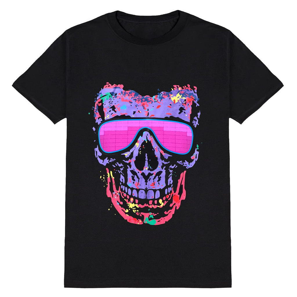 SOOOEC LED Light Up Sound T-Shirt for Party Hiphop Halloween Cosplay Birthday Gift