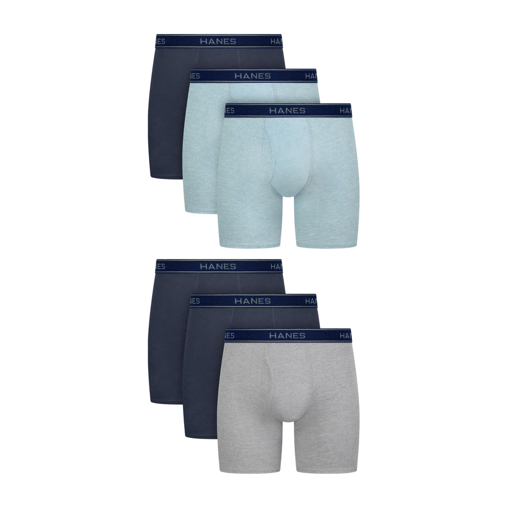 Lot Boxers Homme Hanes – Coton 100% Doux & Respirant