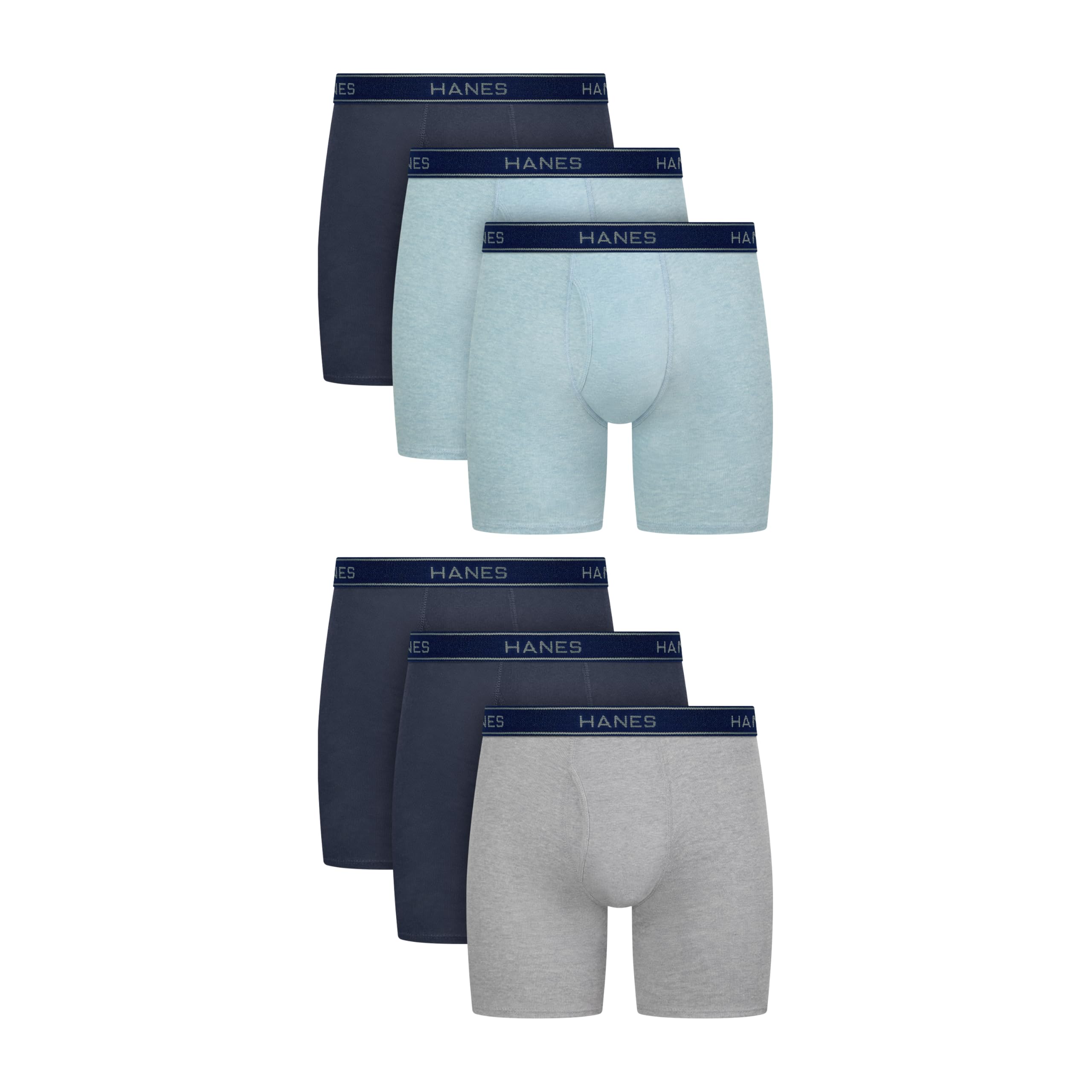 Lot Boxers Homme Hanes – Coton 100% Doux & Respirant