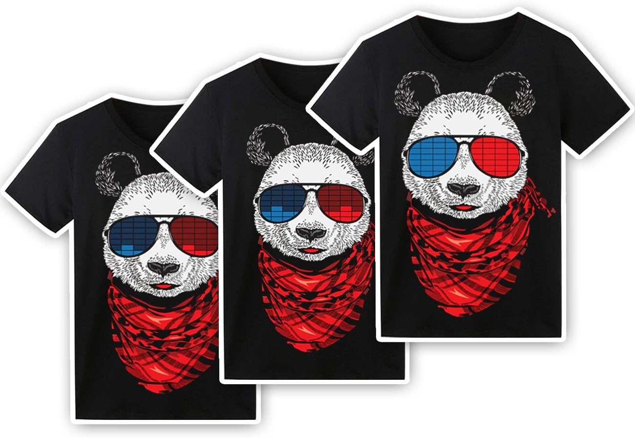 SOOOEC LED Light Up Sound T-Shirt for Party Hiphop Halloween Cosplay Birthday Gift