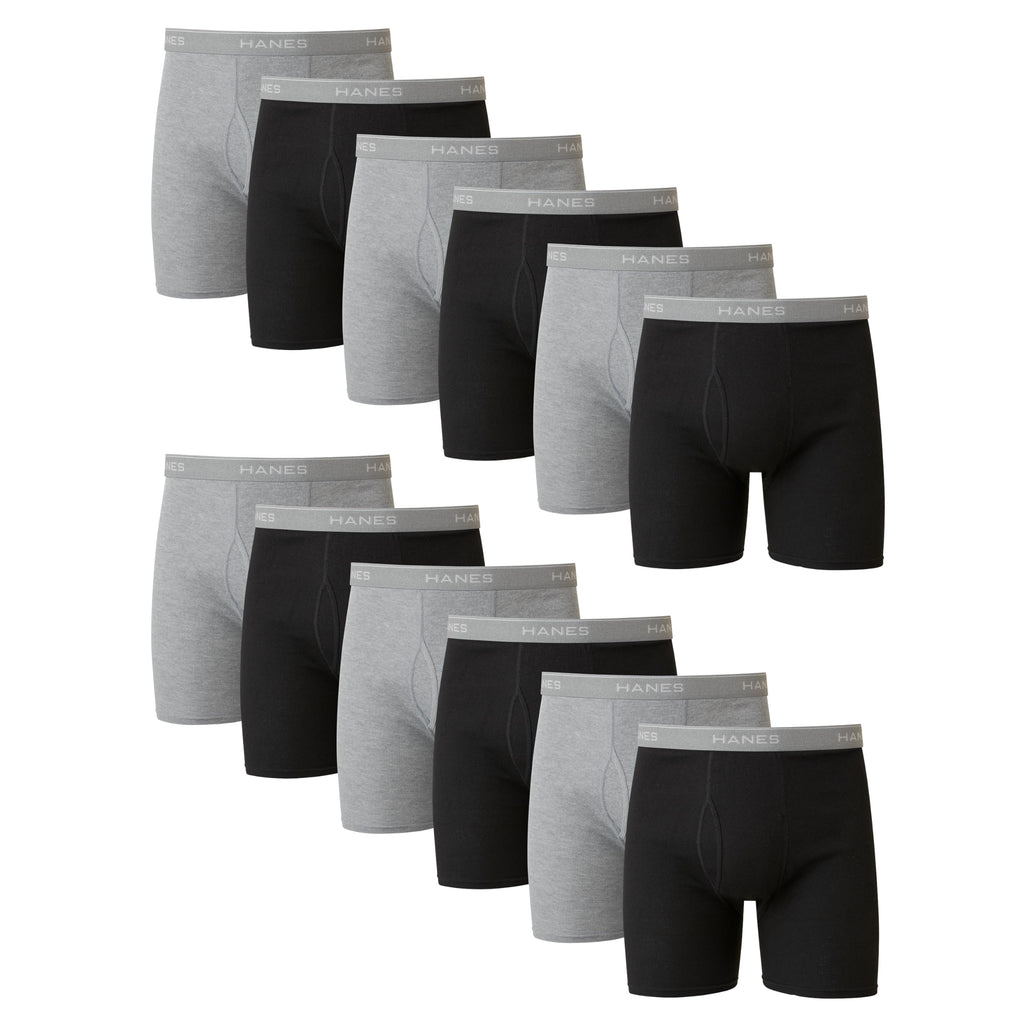 Lot Boxers Homme Hanes – Coton 100% Doux & Respirant