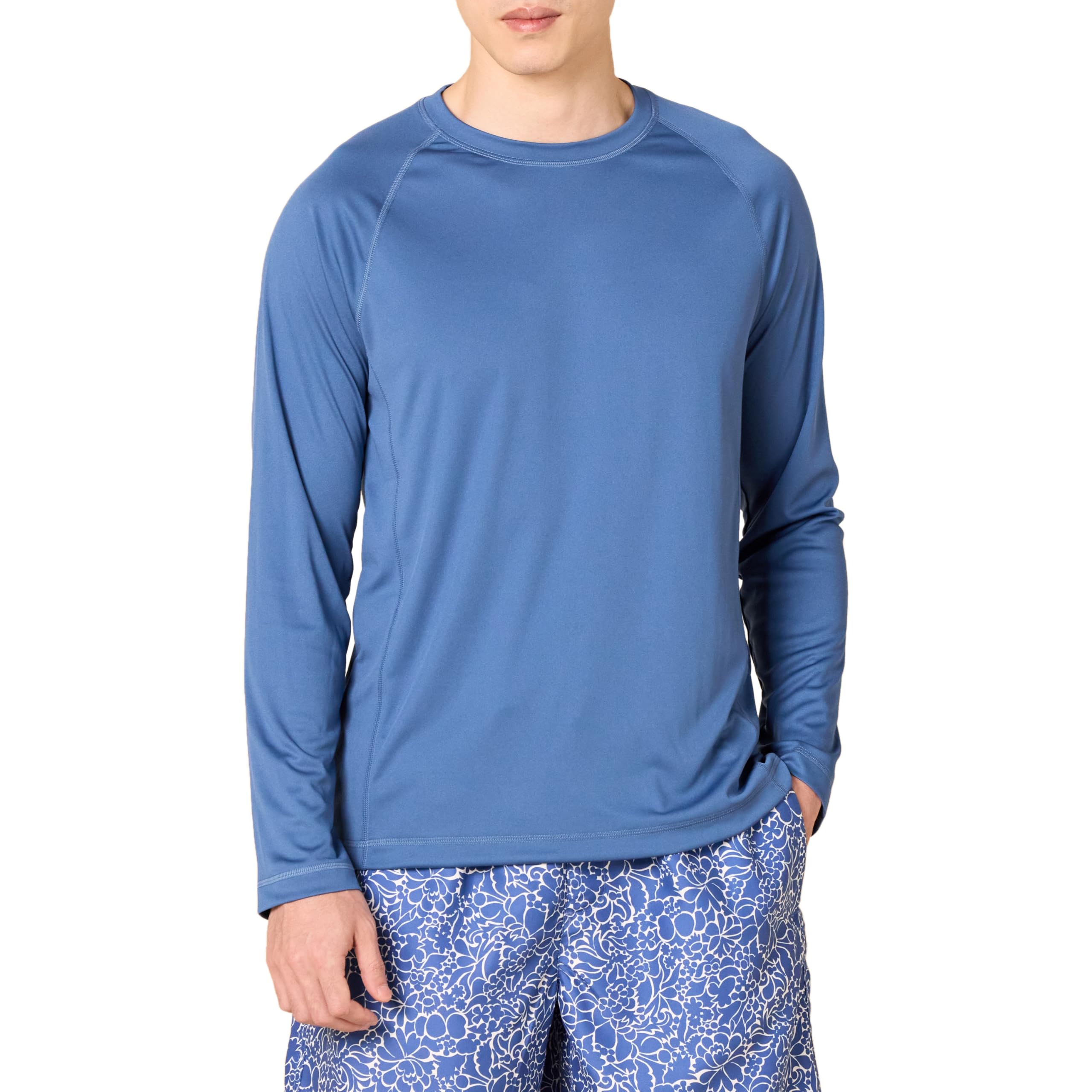 Amazon Essentials Men's Long-Sleeve Quick-Dry UPF 50 Swim Tee