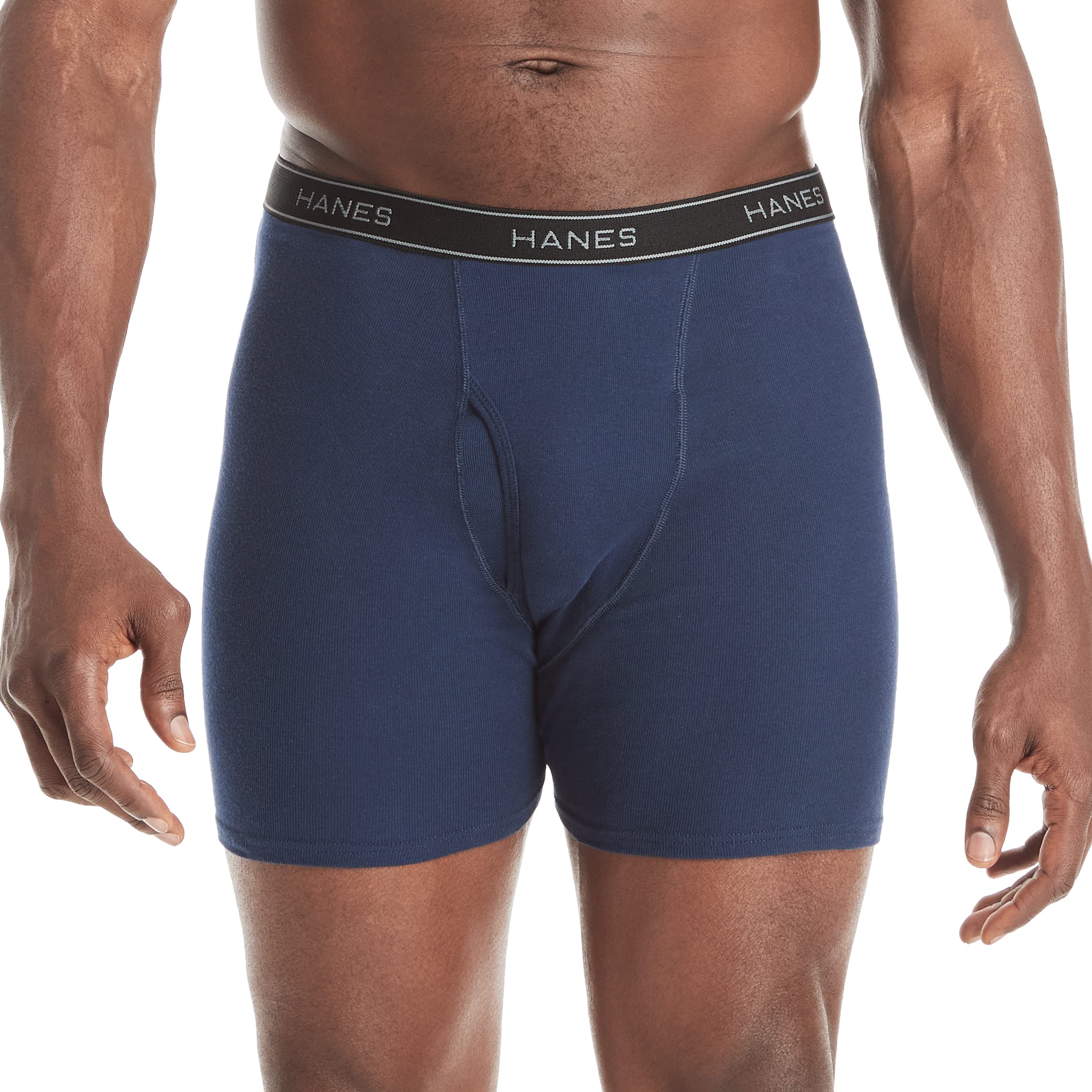 Lot Boxers Homme Hanes – Coton 100% Doux & Respirant