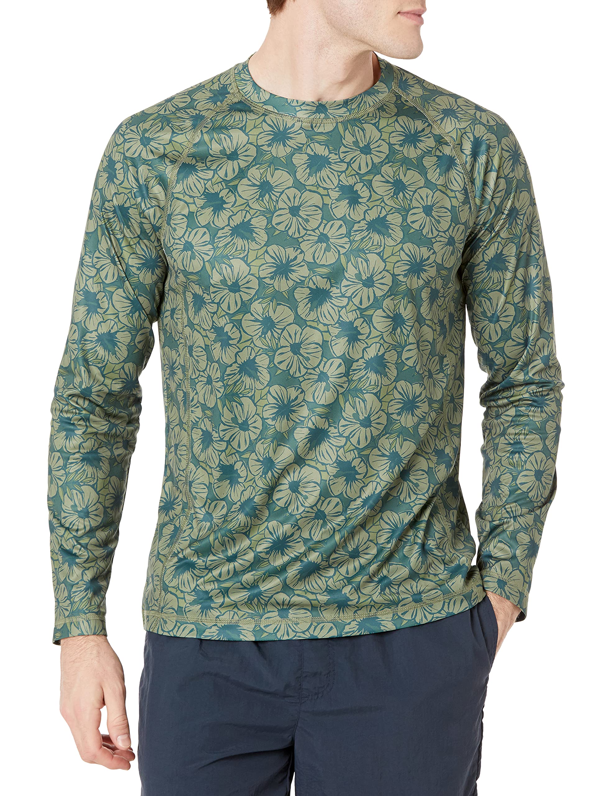 Amazon Essentials Men's Long-Sleeve Quick-Dry UPF 50 Swim Tee