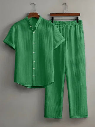 Costume d'Été Blanc Homme – Ensemble Deux Pièces Voyage & Style