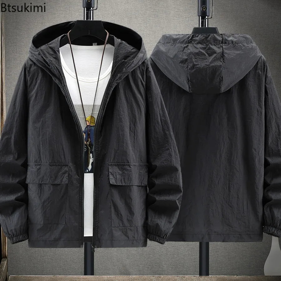 Veste Anti-UV Homme – Protection UV 50+, Légère & Respirante