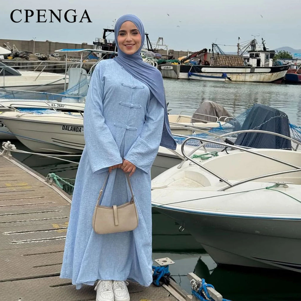 Ramadan deux pièces arabe modeste Abaya ensemble pour les femmes musulmanes élégant dubaï plaine Cardigan et tenue intérieure nouvelle Robe caftan turquie