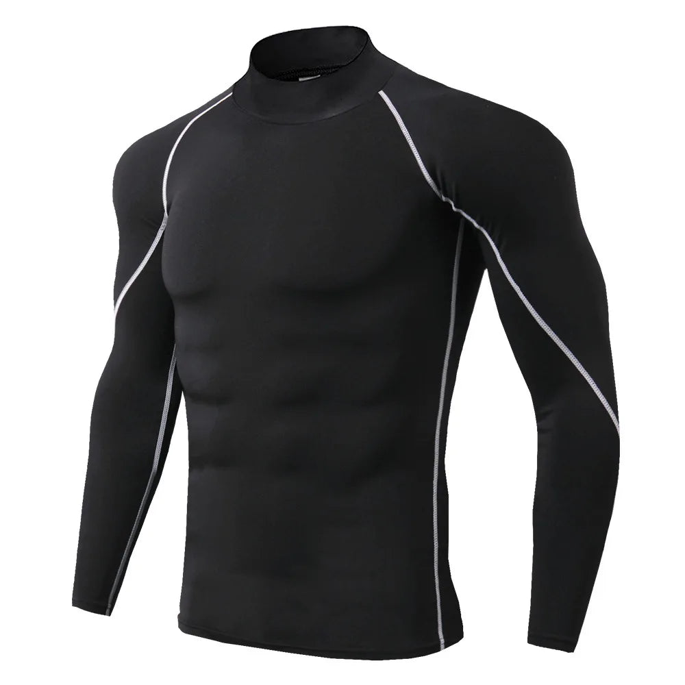 T-shirt Sport Compression Manches Longues – Séchage Rapide