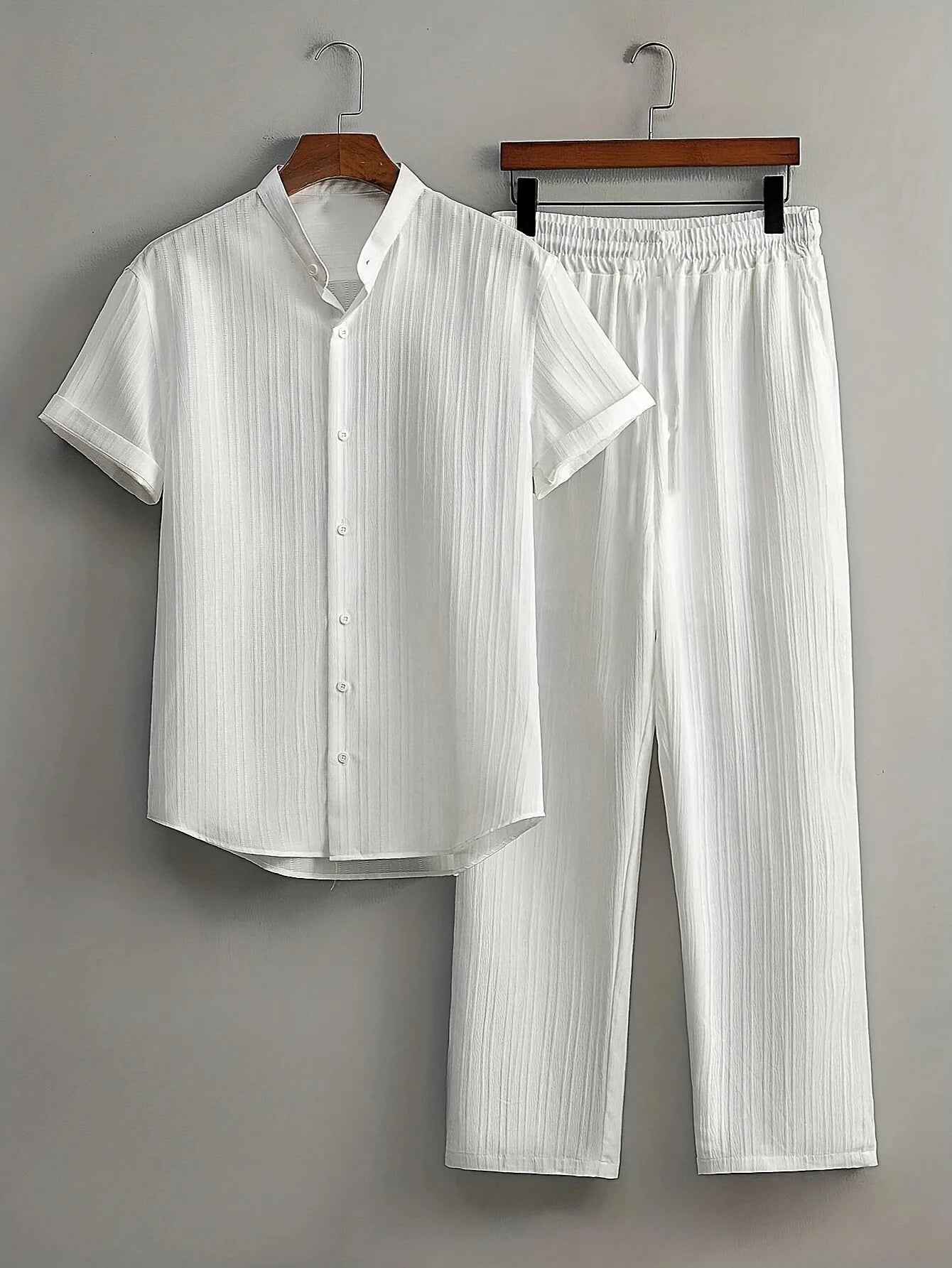 Costume d'Été Blanc Homme – Ensemble Deux Pièces Voyage & Style