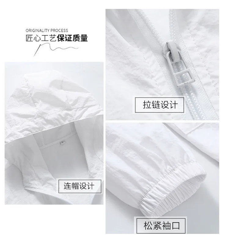 Veste Anti-UV Homme – Protection UV 50+, Légère & Respirante