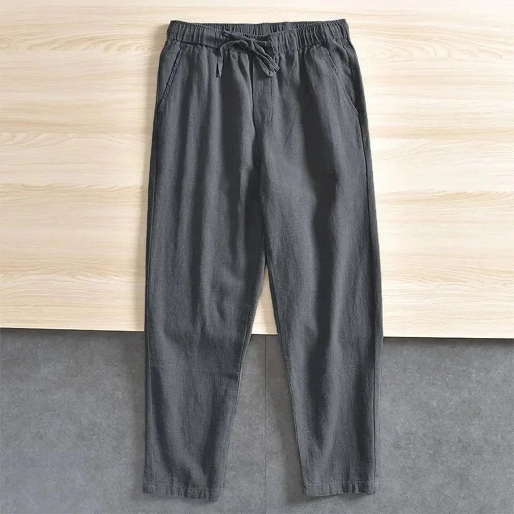 Pantalon Coton & Lin Homme – Confort & Style