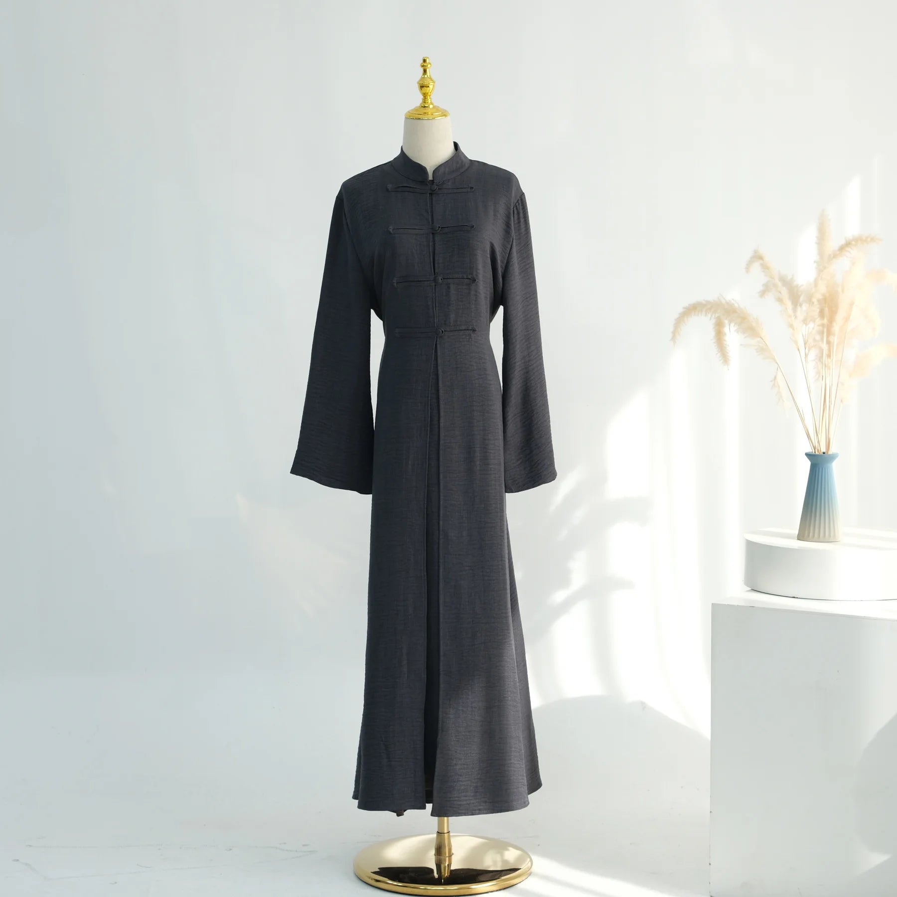 Ramadan deux pièces arabe modeste Abaya ensemble pour les femmes musulmanes élégant dubaï plaine Cardigan et tenue intérieure nouvelle Robe caftan turquie
