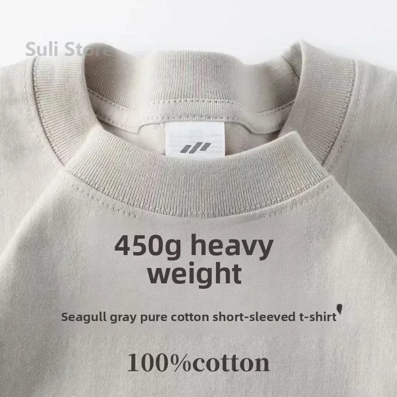 T-shirt Unisexe 100% Coton 450G – Qualité Premium
