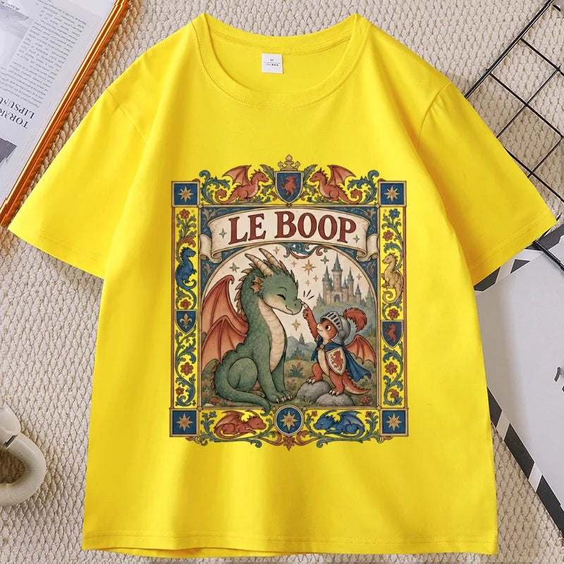 T-shirt Dragon Médiéval Fantastique
