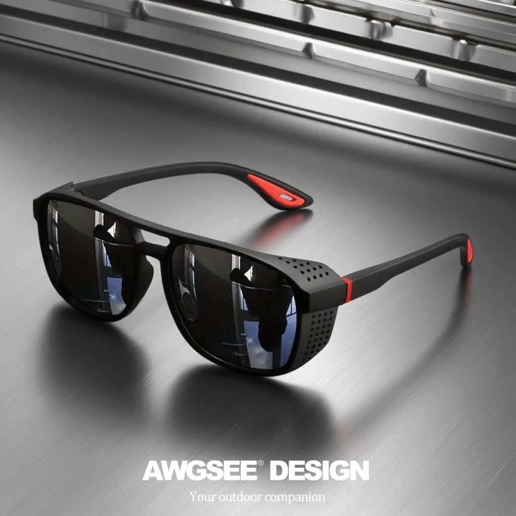 Lunettes de soleil de sport professionnelles – Polarisées coupe-vent UV400 pour le cyclisme, la course à pied, les amateurs de plein air UV400
