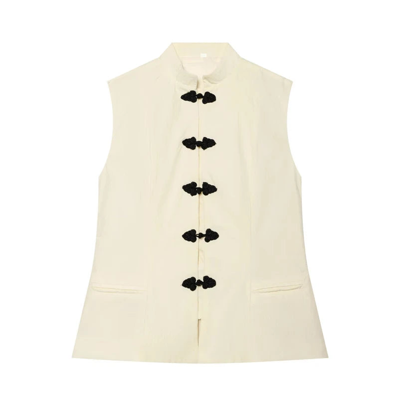 Nouvelle Collection 2026 – Gilet Chemise Sans Manches Ajusté pour Femme : Élégant, Stylé et Unique