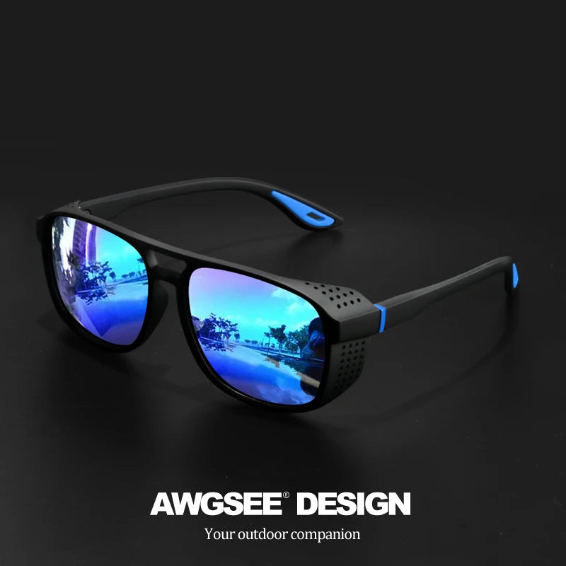 Lunettes de soleil de sport professionnelles – Polarisées coupe-vent UV400 pour le cyclisme, la course à pied, les amateurs de plein air UV400