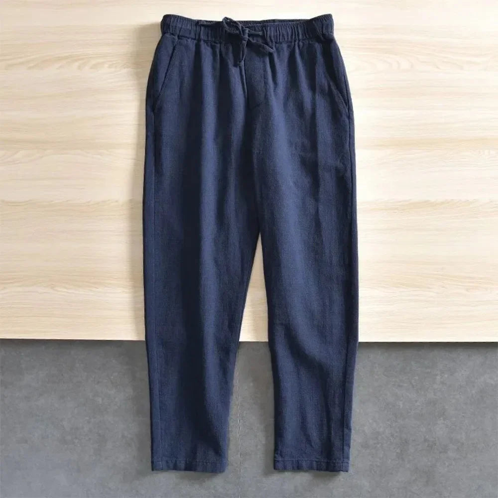 Pantalon Coton & Lin Homme – Confort & Style