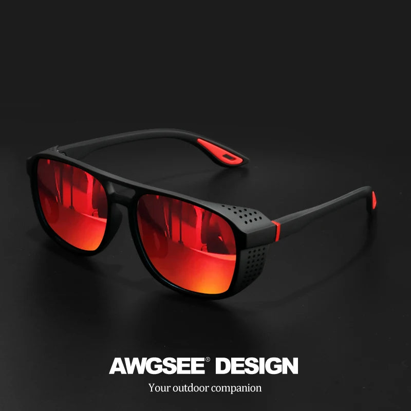 Lunettes de soleil de sport professionnelles – Polarisées coupe-vent UV400 pour le cyclisme, la course à pied, les amateurs de plein air UV400