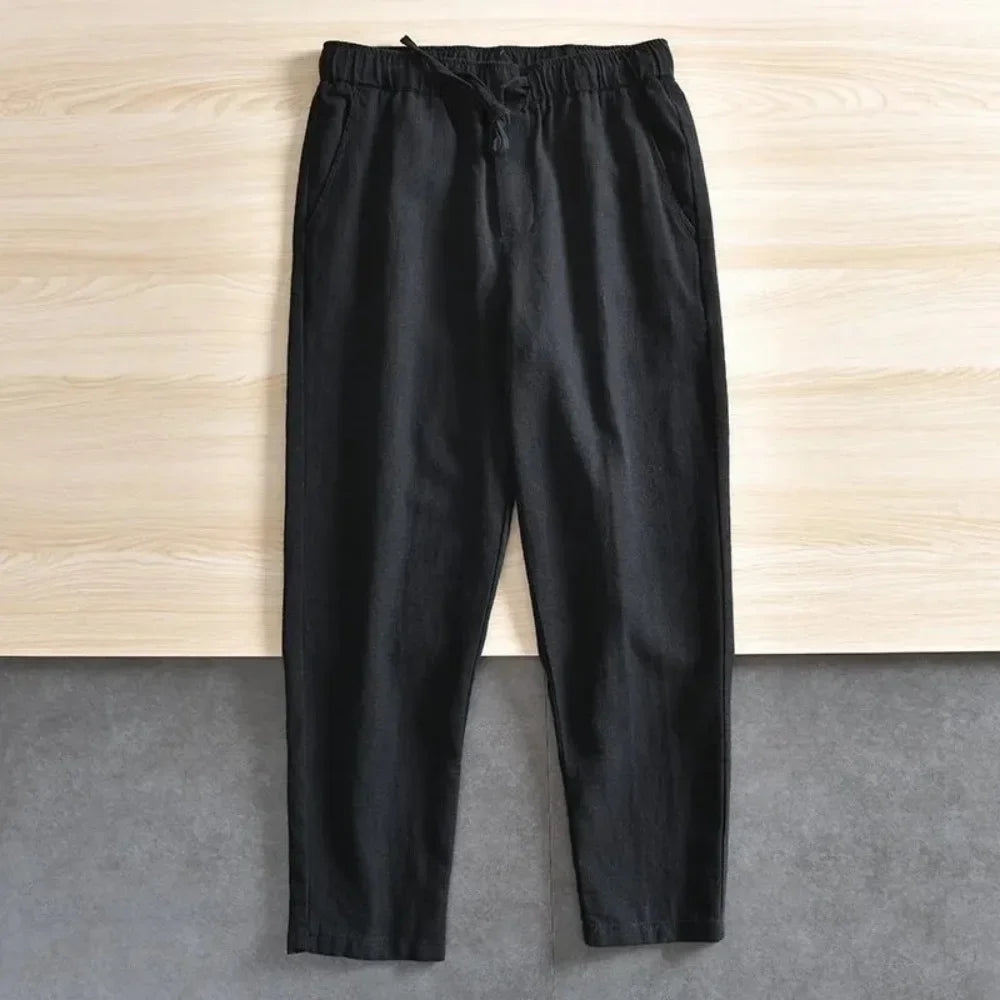 Pantalon Coton & Lin Homme – Confort & Style