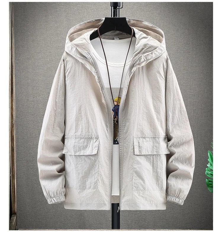 Veste Anti-UV Homme – Protection UV 50+, Légère & Respirante