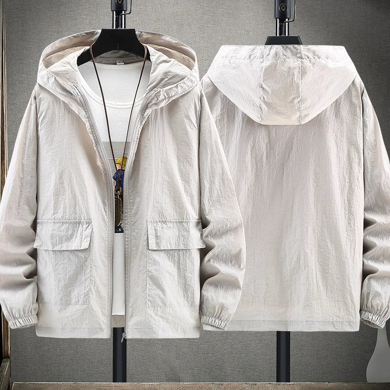 Veste Anti-UV Homme – Protection UV 50+, Légère & Respirante
