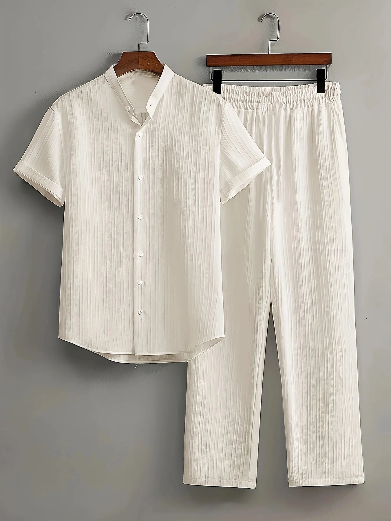 Costume d'Été Blanc Homme – Ensemble Deux Pièces Voyage & Style