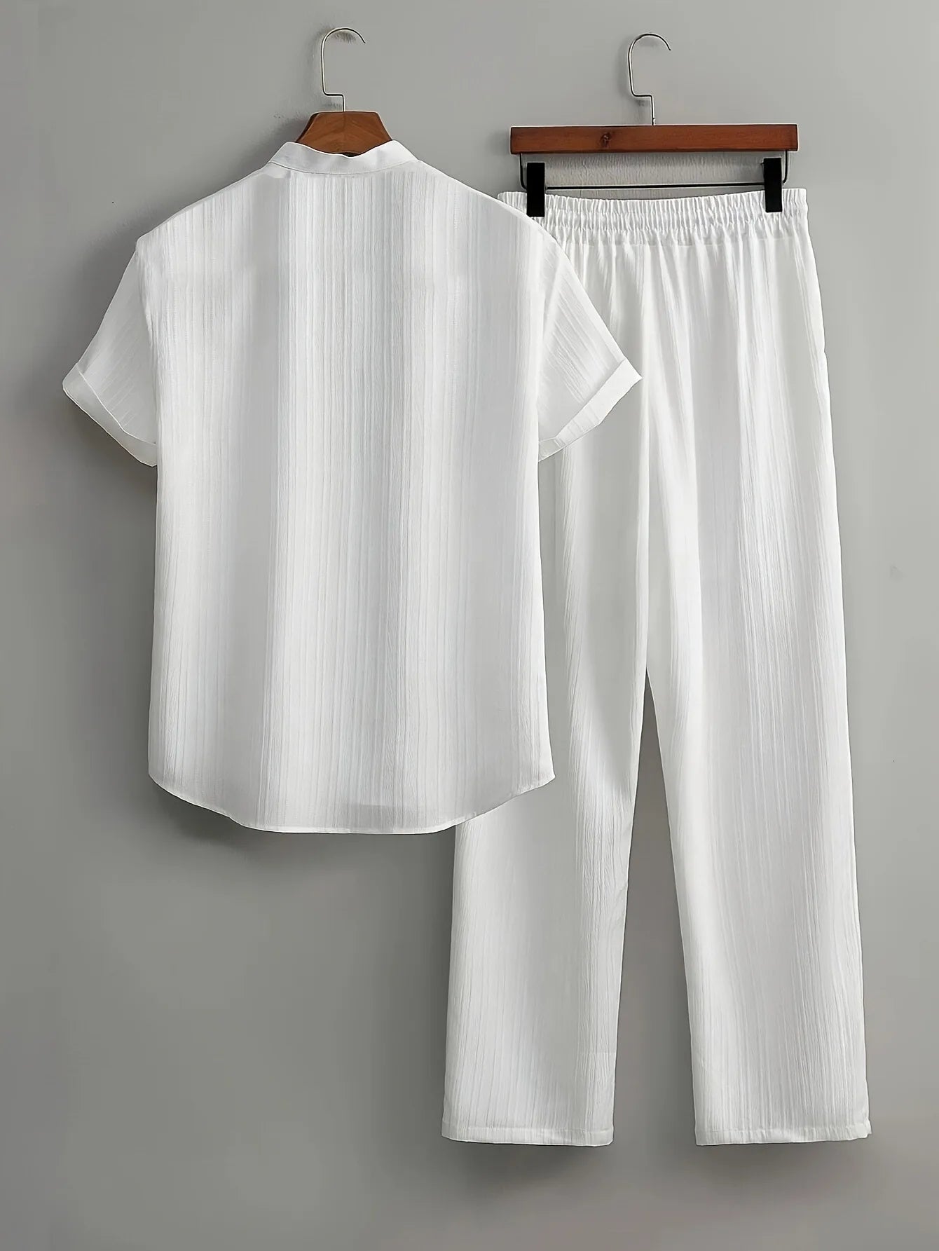 Costume d'Été Blanc Homme – Ensemble Deux Pièces Voyage & Style