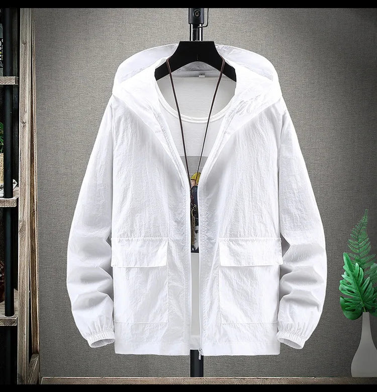 Veste Anti-UV Homme – Protection UV 50+, Légère & Respirante