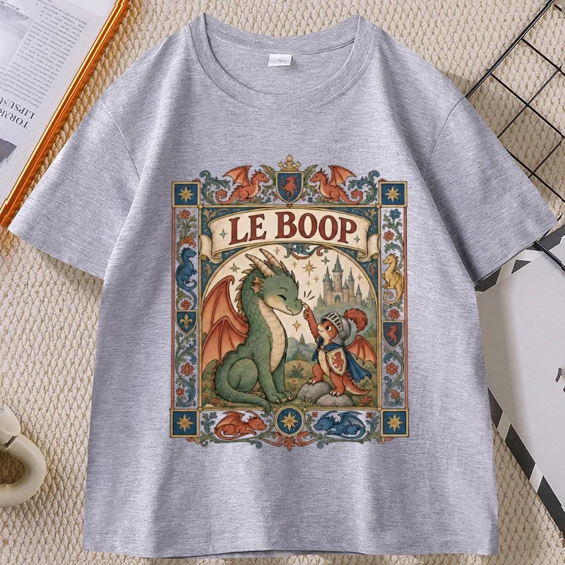 T-shirt Dragon Médiéval Fantastique