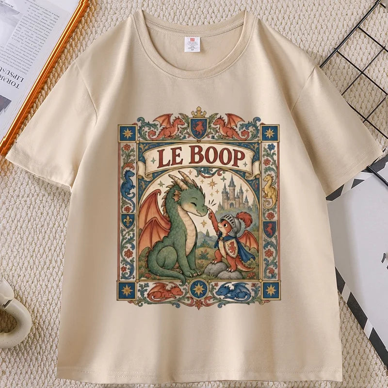 T-shirt Dragon Médiéval Fantastique