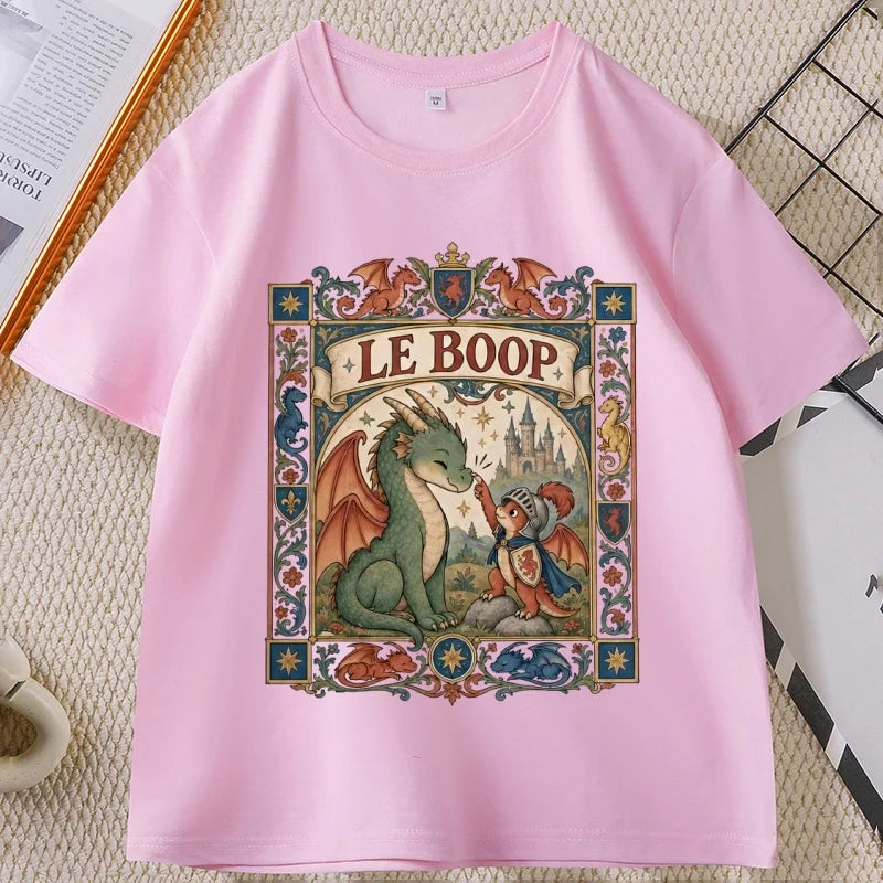 T-shirt Dragon Médiéval Fantastique