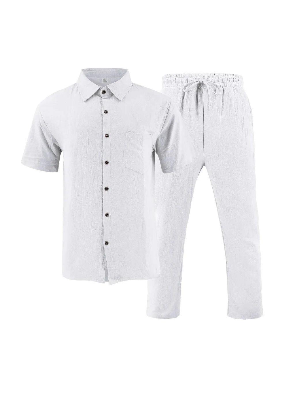 Ensemble Lin Homme – Chemise & Pantalon Summer Beach 2025