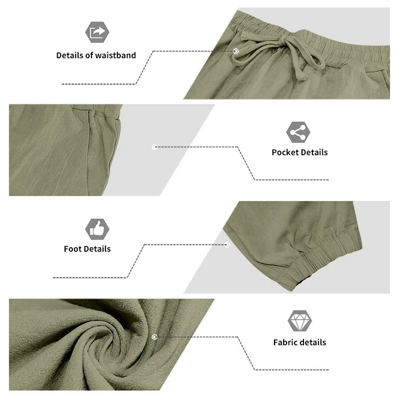Ensemble américain en lin ample pour hommes, chemise hawaïenne fine Henry, pantalon à manches longues, pour les déplacements domicile, automne