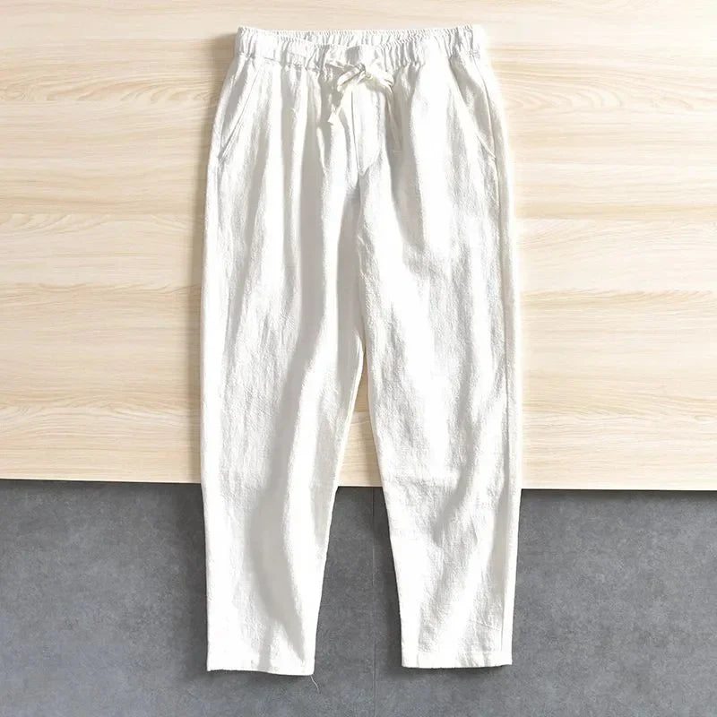 Pantalon Coton & Lin Homme – Confort & Style