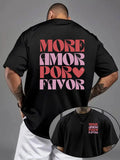 T-shirt "More Amor Por Favor" – Homme 100% Coton