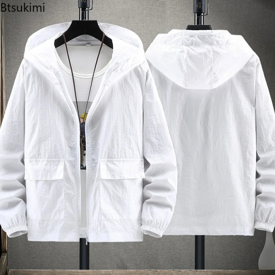 Veste Anti-UV Homme – Protection UV 50+, Légère & Respirante