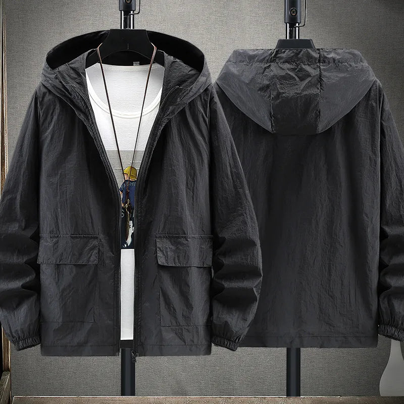 Veste Anti-UV Homme – Protection UV 50+, Légère & Respirante