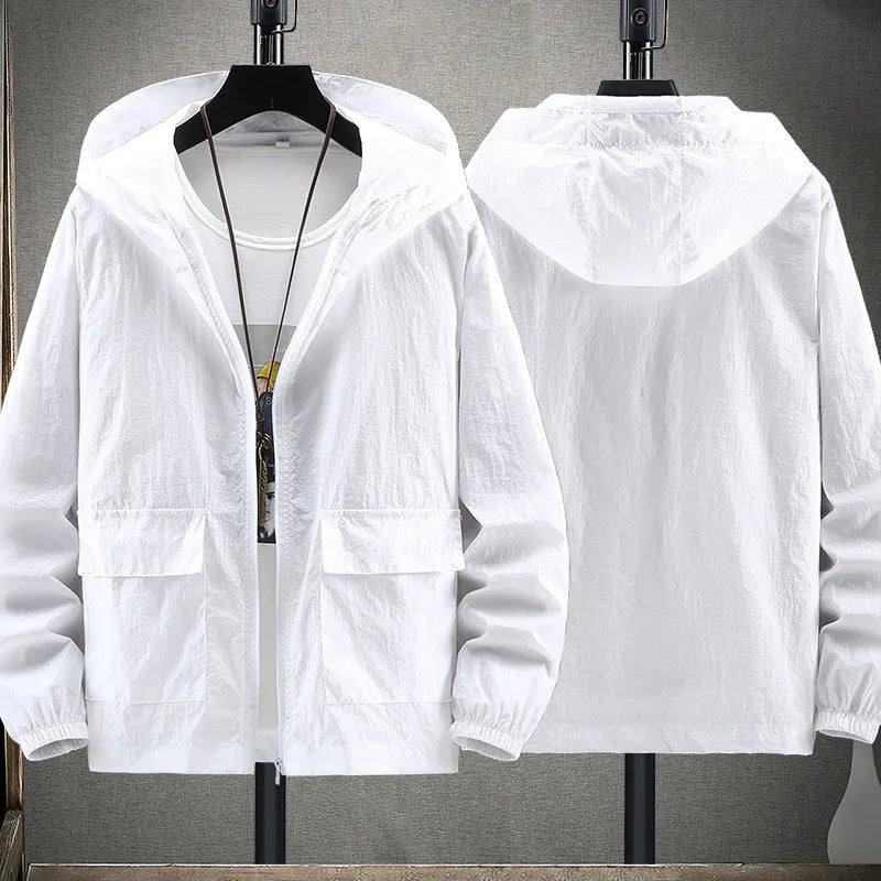Veste Anti-UV Homme – Protection UV 50+, Légère & Respirante