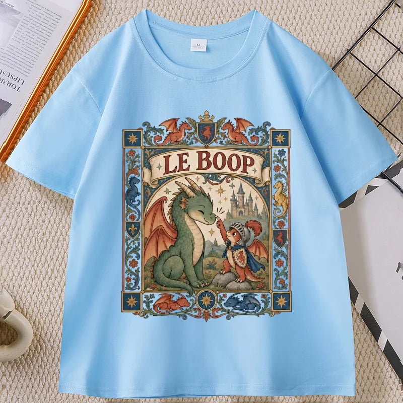 T-shirt Dragon Médiéval Fantastique