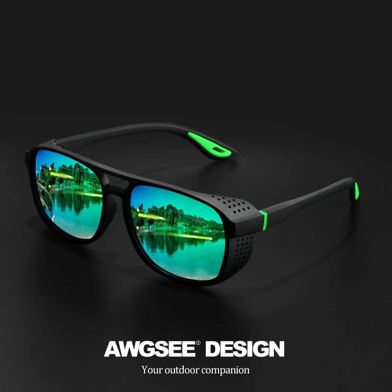 Lunettes de soleil de sport professionnelles – Polarisées coupe-vent UV400 pour le cyclisme, la course à pied, les amateurs de plein air UV400
