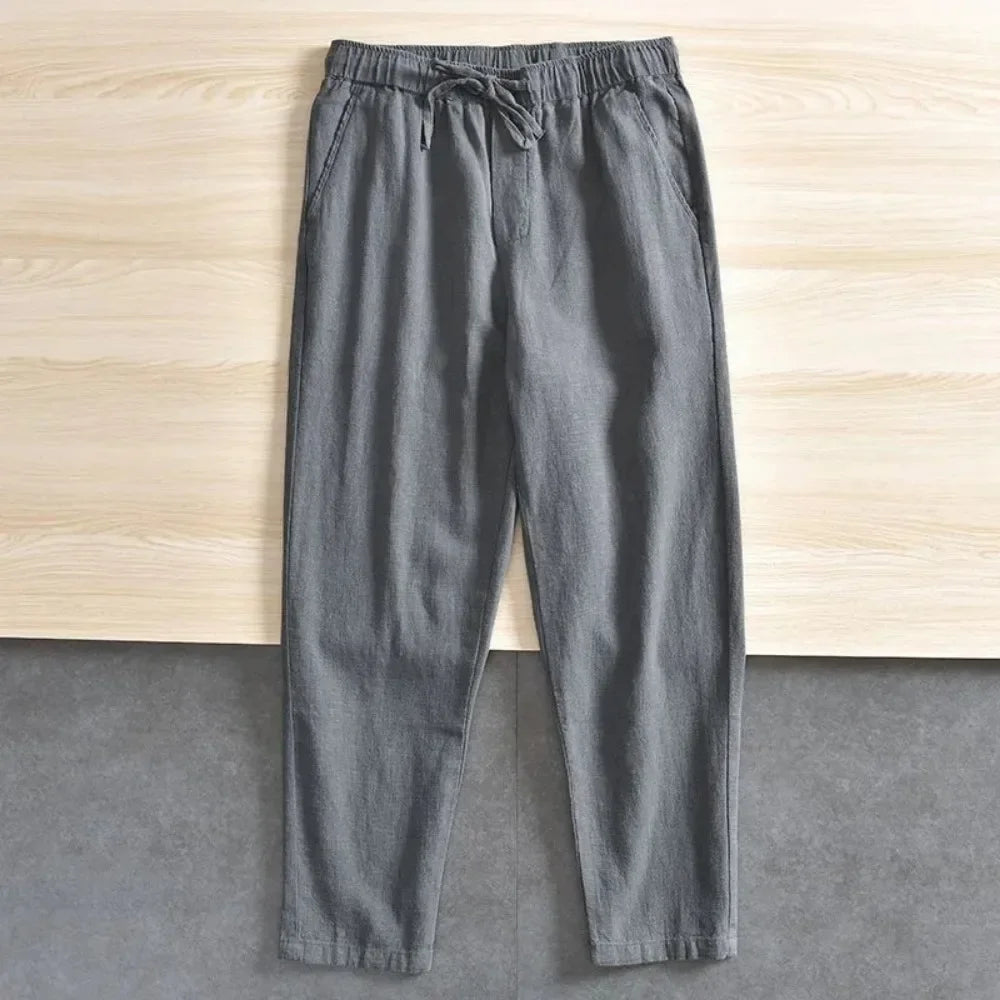 Pantalon Coton & Lin Homme – Confort & Style