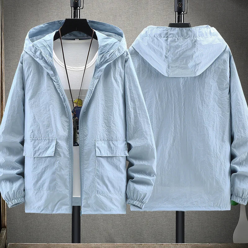 Veste Anti-UV Homme – Protection UV 50+, Légère & Respirante