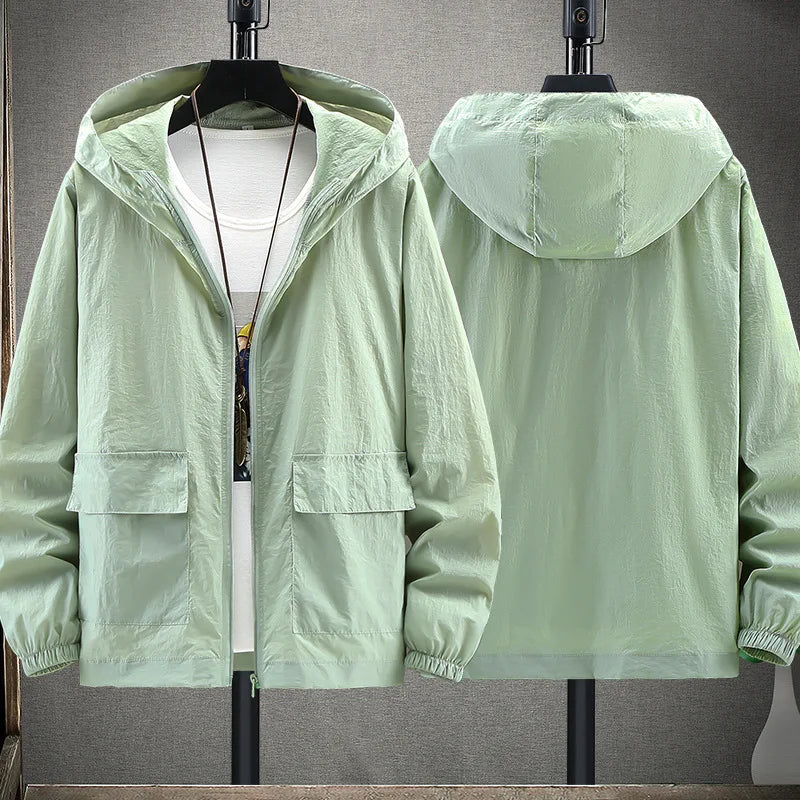 Veste Anti-UV Homme – Protection UV 50+, Légère & Respirante