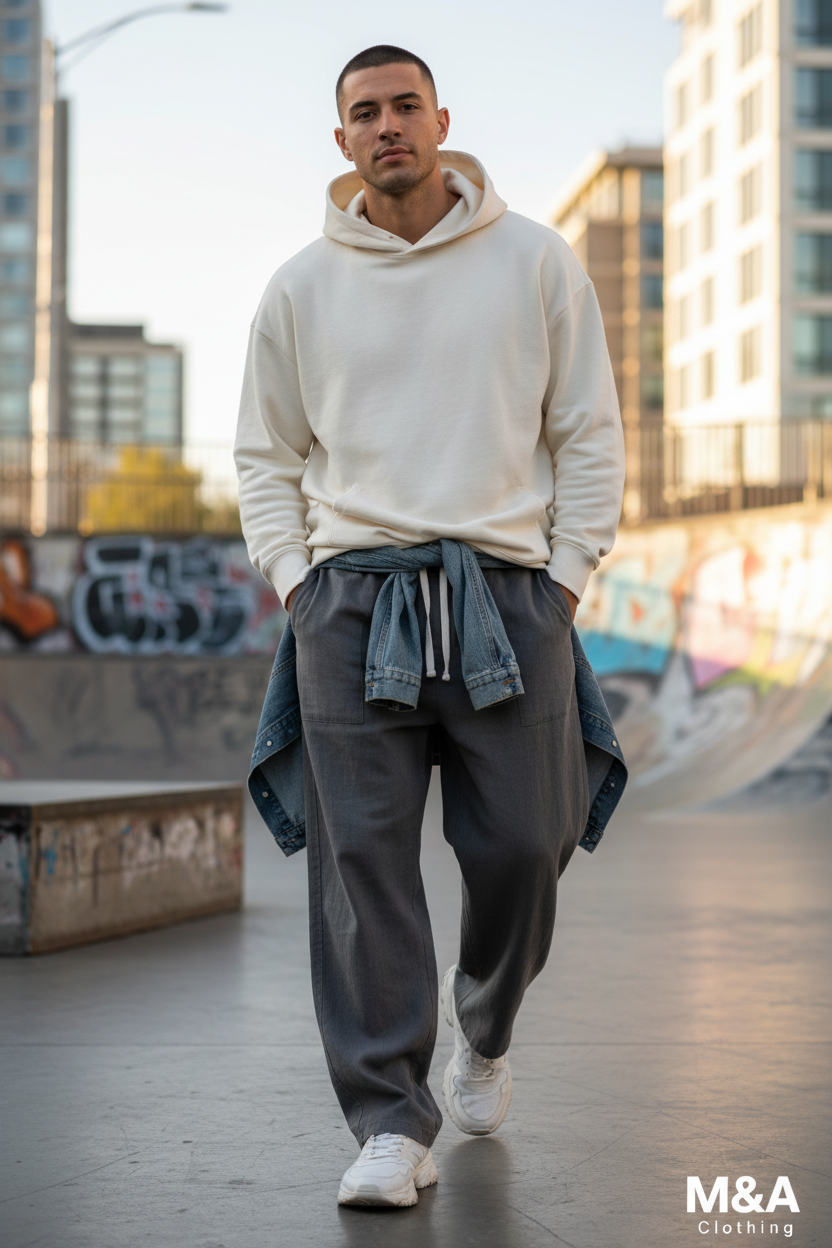 Pantalon Streetwear Homme – Léger, Ample & Respirant