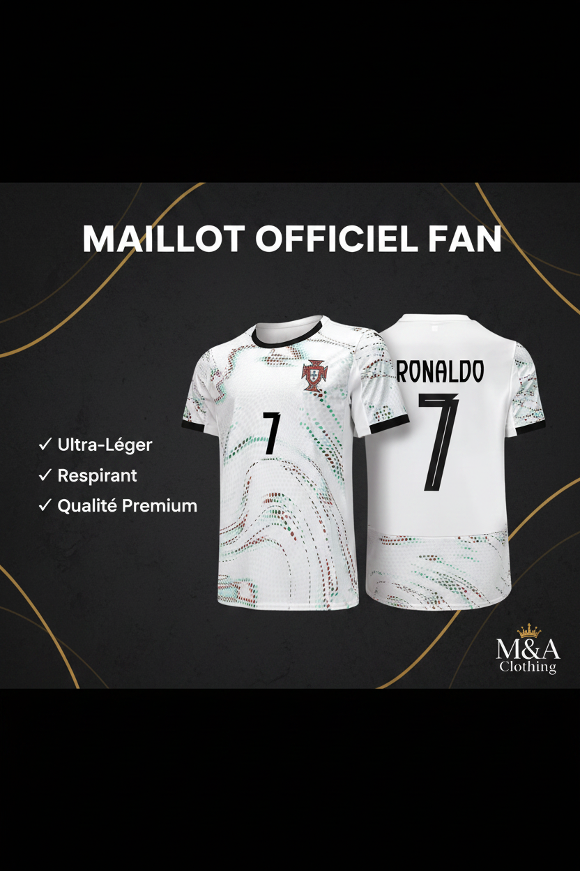 Maillot Ronaldo Édition Fan 2026 – Léger & Respirant