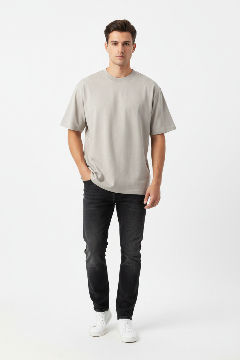 T-shirt coton sur mannequin